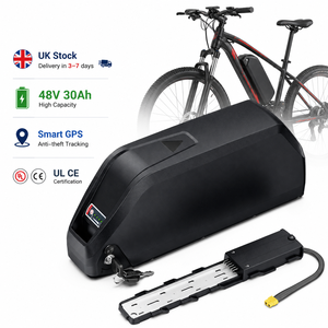 Batería de Litio Inteligente con GPS para Bicicleta Eléctrica, 48V 30Ah, Montaje en Tubo Inferior, con BMS de 50A, Pantalla LCD, Descarga 3C, 750W-1500W, Disponible en el Reino Unido - Product Image 1