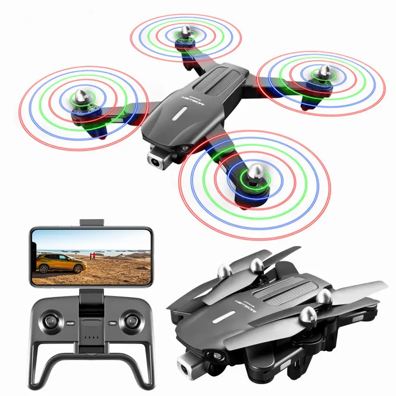 2022 جديد dron K106 FPV البصرية عقبة تجنب البصرية تدفق RC drone 4K HD كاميرا مع مصباح ليد المروحة Quadcopter الطائرة بدون طيار