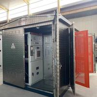 Poste de transformateur compact extérieur C5-M résistant à la corrosion pour fournisseur de fermes solaires côtidiennes