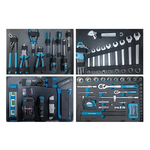 Alat tangan perbaikan kustom profesional, <span class=keywords><strong>128</strong></span> buah dengan wadah aluminium untuk perbaikan garasi - Product Image 3