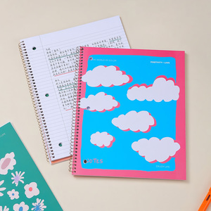 Cuaderno Espiral Personalizado con Diseño de <span class=keywords><strong>Dibujos</strong></span> <span class=keywords><strong>Animados</strong></span>, Páginas Rayadas, Perforado con 3 Orificios, Hojas Sueltas, Opciones de Encuadernación a Color con Logotipo Personalizado (Material de Oficina) - Product Image 1