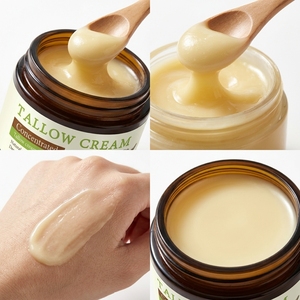 Crème hydratante corporelle fouettée au suif de bœuf 100% nourri à l'herbe, 50g – Essentiel pour les soins de la peau - Product Image 1