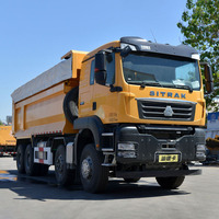 Camion benne d'occasion Sitrak d'origine, de marque chinoise renommée, diesel, poids lourd