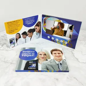 Promotie Items 7 Inch Lcd-Scherm Videokaart Video Ansichtkaart Digitale Video Box Met Lcd-Scherm Video Brochure Voor Cadeau