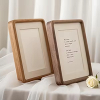 Marco de fotos de madera maciza con unión de espiga, marco de mesa pequeño, marco para caligrafía, venta al por mayor, suministro del fabricante