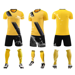 Yüksek kalite 2526 marsestines marsilya Madridses yetişkin futbol jarse bluz-Notch takım üniformaları futbol tişörtü süblimasyon örgü - Product Image 5