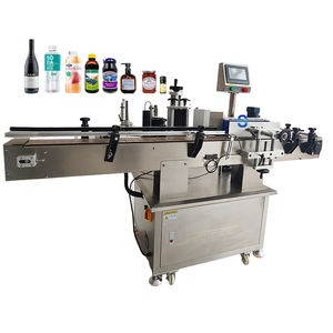 Aplicador automático de etiquetas de Motor PLC de alta velocidad para tarros rotativos latas botellas embalaje de papel de película de cartón preciso 220V - Product Image 1