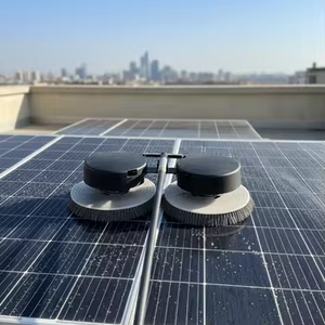 Nouvelle machine de nettoyage électrique à double tête pour panneaux solaires - Nettoyage automatique à haute pression à eau froide pour panneaux solaires, fenêtres et puits - Product Image 5