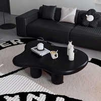 Meubles de salon au design italien simple et moderne, table basse en marbre de luxe, table d'appoint