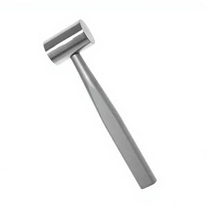 Maillet orthopédique chirurgical Cottle 7 1/4" 12oz (340g) à tête en acier inoxydable convexe/plat, instruments médicaux manuels - Product Image 1
