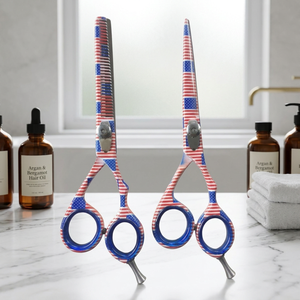 The Ultimate Professional Shear Set <b>Hair</b> <b>Styling</b> Scissors Barber equipment grooming <b>tools</b> Thinning shears and cutting scissors - Product Image 5