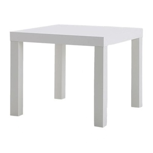 Simple Nordic Cheap square Living Room Natural Wood <strong>Black</strong> Small <strong>Sofa</strong> Side End Coffee <strong>Table</strong> - Product Image 2