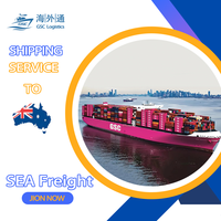 Transporteur Expédition maritime Fret maritime Chine à AU Australie Ddp Fret maritime à Sydney Melbourne cargos Agent maritime