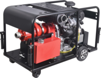 Pompe à eau haute pression compatible OEM, moteur essence 35 CV 4,5 MPa, populaire pour la lutte contre les incendies forestiers et les opérations de sauvetage complètes