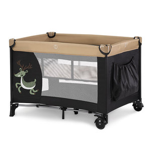 Ensemble de lit bébé en métal personnalisable avec deuxième niveau pour salon, avec impression de dessin animé - Product Image 4