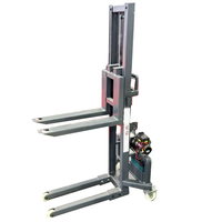 Nouveau transpalette électrique portable pliable 300 kg 1,6 m, élévateur manuel autoportant, transpalette électrique monté sur camion, chariot élévateur à fourche