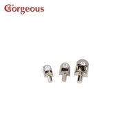 Accessoires de quincaillerie pour meubles, supports de meubles en alliage de zinc, supports d'étagères en gros pour verre
