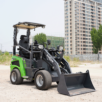 Chargeur agricole compact articulé à batterie EVERUN 0.5-1T CE |   Mini-chargeuse sur pneus électrique de jardin à émissions zéro
