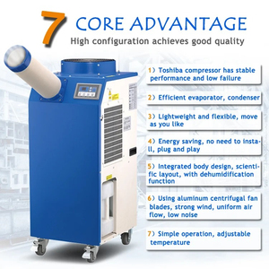 Industrial Mobile 1T Eco-Friendly Air Conditioning With <b>AC</b> Fan Motor for Tent Workshops Industrial Air <b>Cooler</b> - Product Image 3