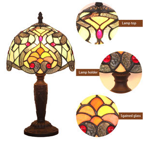 Lampe de bureau Ouhao Tiffany de style bohème, lampe de chevet pour étudiants, protection des yeux, lampe de chevet pour chambre à coucher, lampe de chevet créative turque - Product Image 3