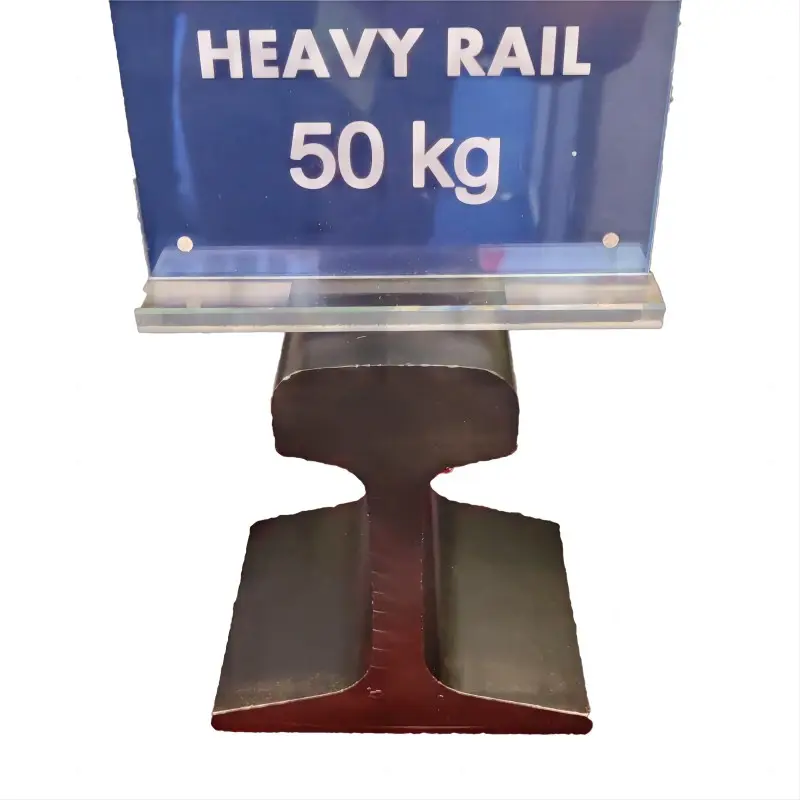 Dalam 7 hari pengiriman 38kg 43kg 50kg 60kg 75kg U71Mn 12.5m 25m untuk kereta api dalam perusahaan industri dan pertambangan rel berat