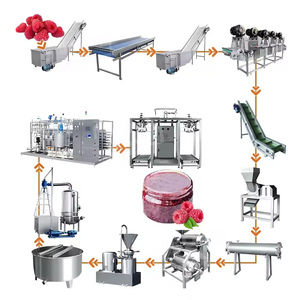 Línea de Producción de Mermelada de Frutas Personalizada, Línea de Producción de Puré de Frutas, Máquina Procesadora de Mermelada Pequeña - Product Image 1