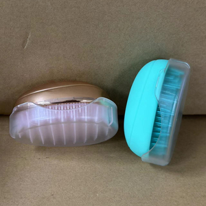 <span class=keywords><strong>Brosse</strong></span> à cheveux électrique de poche compacte avec coussin rond Design Nouvelle fonction de massage du cuir chevelu <span class=keywords><strong>Brosse</strong></span> en plastique en nylon ionique - Product Image 4