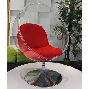 Chaises de loisirs en acrylique, chaise transparente, populaire et à la mode, pour hôtel de haute qualité - Product Image 3