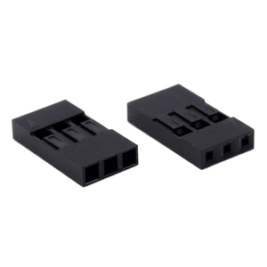 Connecteur Dupont à une rangée 4P 4 broches, boîtier en plastique, pour câble de raccordement, pas de 2,54 mm, pour applications PCB - Product Image 1