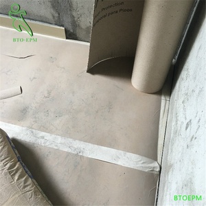 Film de protection temporaire pour sols, membrane imperméable en rouleau, revêtement de surface pour entrepreneur, pour la peinture - Product Image 3