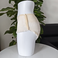 Vente flash - Pantalons de nuit jetables en coton rouge pour femmes - Pantalons hygiéniques pour les règles avec doublure en tissu - Tailles L/XL