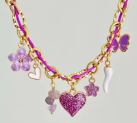 Mode Femmes Pendentif En Acier Inoxydable Chunky Charme Collier D'été Collier Femme Colier Ete
