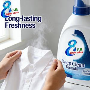 Détergent à <span class=keywords><strong>lessive</strong></span> écologique Formule de nettoyage en profondeur Puissant détachant Adoucissant pour vêtements. - Product Image 5