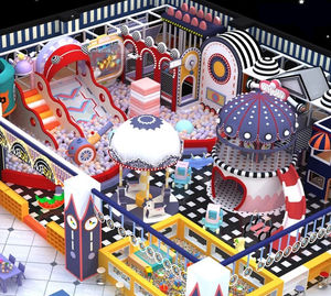 Parc d'attractions pour enfants à bas prix, personnalisé sur le thème de Toy Story, avec piscine à balles, château gonflable, toboggan et trampoline, aire de jeux intérieure - Product Image 2