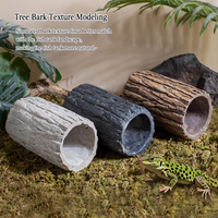 En gros, abri cylindrique d'intérieur pour reptiles, idéal pour l'escalade et la protection des animaux, style écorce, pour lézards, scorpions et araignées