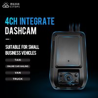 Mdvr 2ch 1080p HD 4g Gps Enregistrement Vidéo Wifi Carte SD Caméra Véhicule Boîte Noire Mobile Mdvr