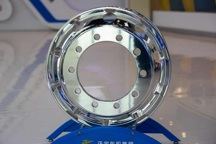 Double polished aluminum alloy rims for truck and trailer 24.5x8.25 rims