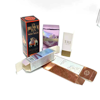 Caja de Cartón Plegable Ecológica y Reciclable Personalizada con Textura de Papel, Forro de Esponja con Relieve para Empaque de Cosméticos y Jabón