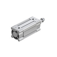 Cylindre pneumatique standard DSBC-32-100-PPVA-N3 ISO15552, cylindre tampon pneumatique réglable à double action 32-100