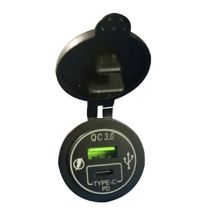 Prix de gros étanche <span class=keywords><strong>12V</strong></span> 24V Marine Bateau Moto Type C <span class=keywords><strong>Prise</strong></span> <span class=keywords><strong>USB</strong></span> QC3.0 <span class=keywords><strong>Prise</strong></span> chargeur rapide voiture - Product Image 1