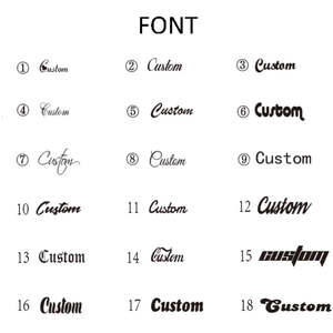 QIUHAN – broche personnalisée avec nom et écriture - Product Image 6