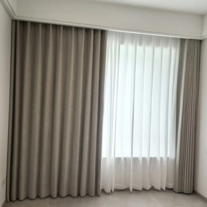 <span class=keywords><strong>Cortinas</strong></span> de Lujo 100% Opacas de Estilo Americano, Venta al por Mayor de Fábrica, Económicas para Dormitorio, Tela para Ventanas, Sala de Estar, Hotel - Product Image 1