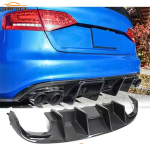 Difusor de labio de parachoques trasero de fibra de carbono S4 para <span class=keywords><strong>Audi</strong></span> S4 B8 Sline Sport Sedan <span class=keywords><strong>4</strong></span> puertas 2008- <span class=keywords><strong>2012</strong></span> - Product Image 6