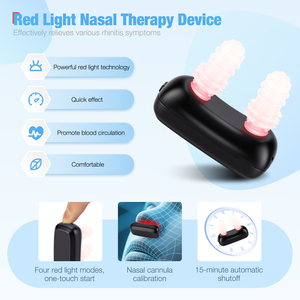 Strumento Portatile Uoyo per Fisioterapia Nasale con Luce Rossa 650nm, Ricarica USB-C - Anti-Gonfiore, Stimola il Flusso Sanguigno, Allevia il Nasale - Product Image 6