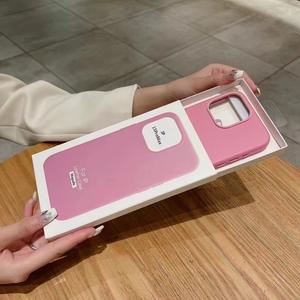 Adatto per Apple <span class=keywords><strong>iPhone</strong></span> 17 16 15 <span class=keywords><strong>14</strong></span> 13 12 11 <span class=keywords><strong>Pro</strong></span> <span class=keywords><strong>Max</strong></span> magico cubo custodia in Silicone <span class=keywords><strong>viola</strong></span> <span class=keywords><strong>scuro</strong></span> a tinta unita copertura completa - Product Image 4