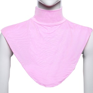 Girocollo elastico islamico musulmano Hijab completo con sciarpa Modal traspirante mantello sul petto per metà <span class=keywords><strong>Top</strong></span> da donna con colletto della camicia - Product Image 3