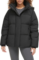 Manteau d'hiver tricoté épais à la mode pour femmes avec capuche veste de canard de loisirs imperméable personnalisable et manteaux en duvet de chapeau