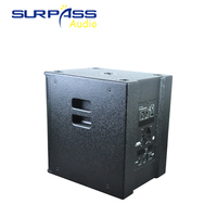 500W classe D scène Active professionnelle 15 pouces Subwoofer DJ discours Public Performance en plein air haut-parleur boîte