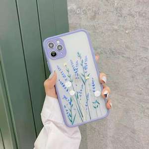 Custodie rigide opache con fiore trasparente stile ragazza per <span class=keywords><strong>Apple</strong></span> <span class=keywords><strong>iPhone</strong></span> 14 13 12 11 XR X XS <span class=keywords><strong>8</strong></span> 7 6 SE - Product Image 4