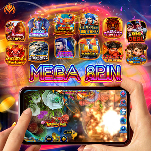 Plataforma de Juego en Línea Direct Supply English, Mesa de Juego de Peces para 8 Jugadores, Arcade Skill Linking Megaspin - Product Image 1